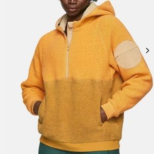 Outdoor Voices MegaFleece Half-Zip Hoodie in
Sunflower/Dijon